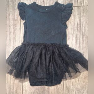 Black Tutu Onesie Bodysuit